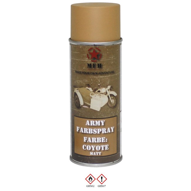 Armádny sprej MFH 400 ml, farba Coyote