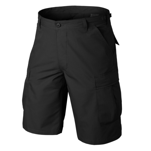 Helikon-Tex pánske kraťasy BDU polycotton Ripstop, čierne