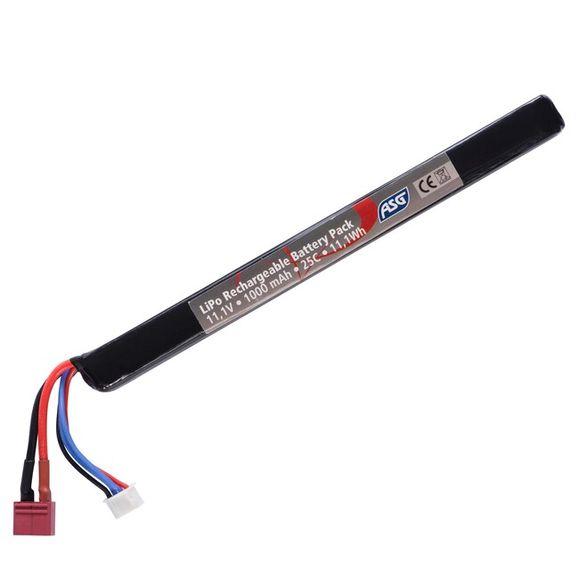 Airsoft batéria ASG Li-Po Stick 11,1 V / 1000 mAh 25 C, T-plug