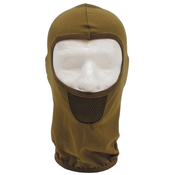 Kukla Balaclava MFH Tactical, 1-otvorová, coyote tan